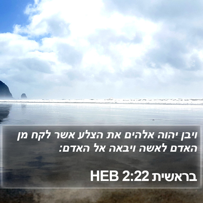 בראשית 2:22 HEB Bible Study