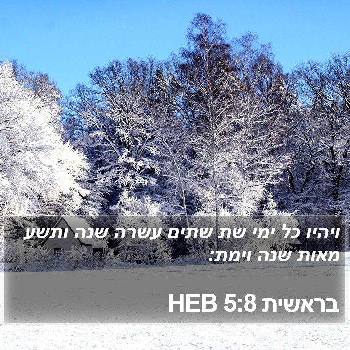 בראשית 5:8 HEB Bible Study