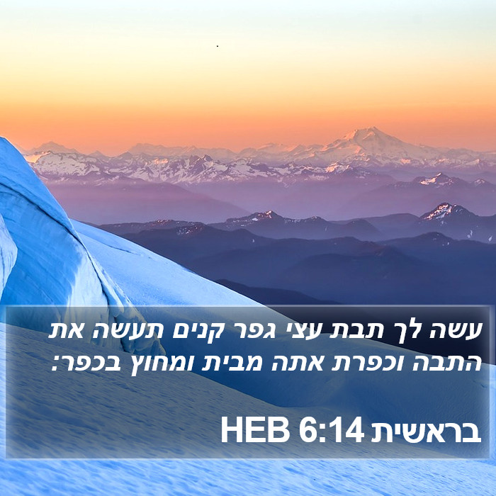 בראשית 6:14 HEB Bible Study