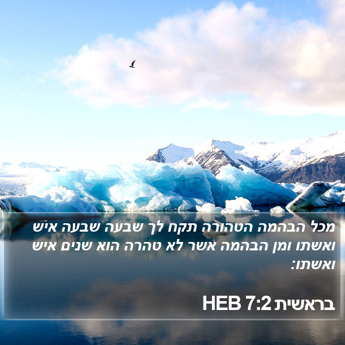 בראשית 7:2 HEB Bible Study