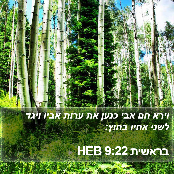 בראשית 9:22 HEB Bible Study