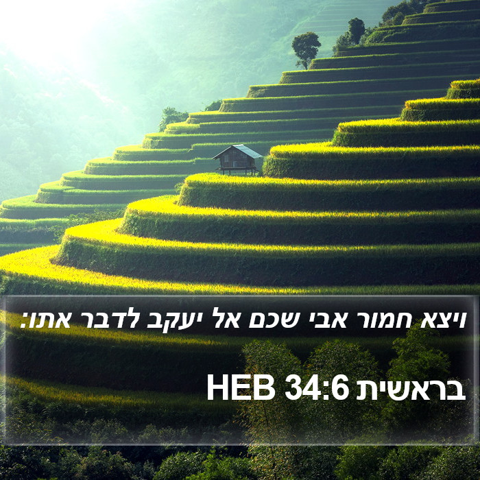 בראשית 34:6 HEB Bible Study