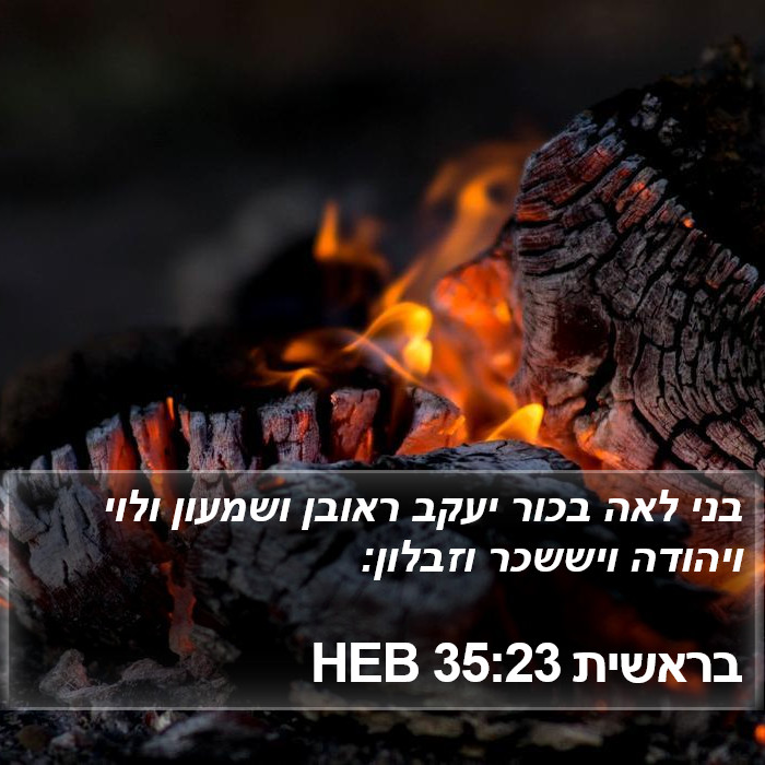 בראשית 35:23 HEB Bible Study