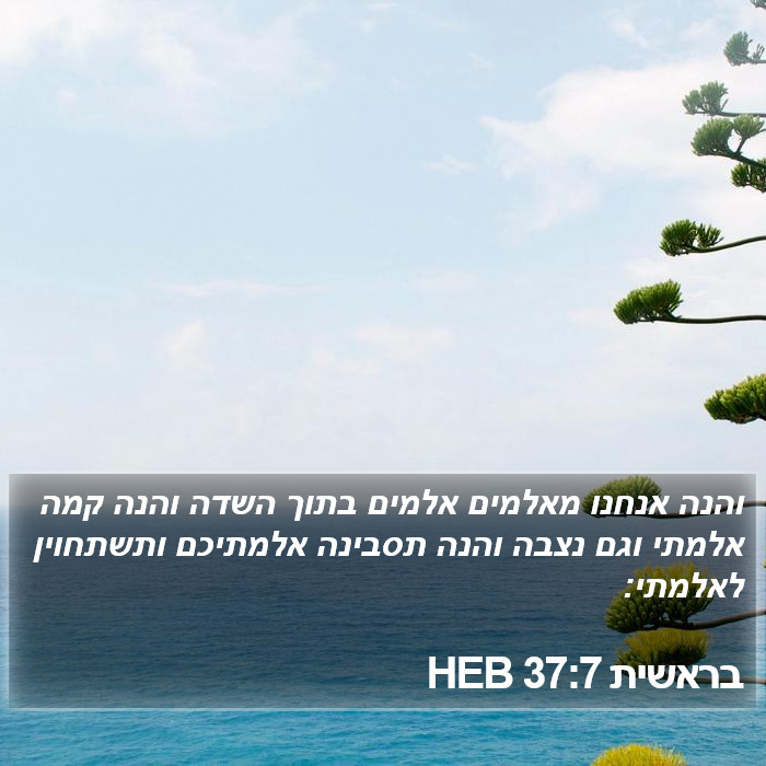 בראשית 37:7 HEB Bible Study