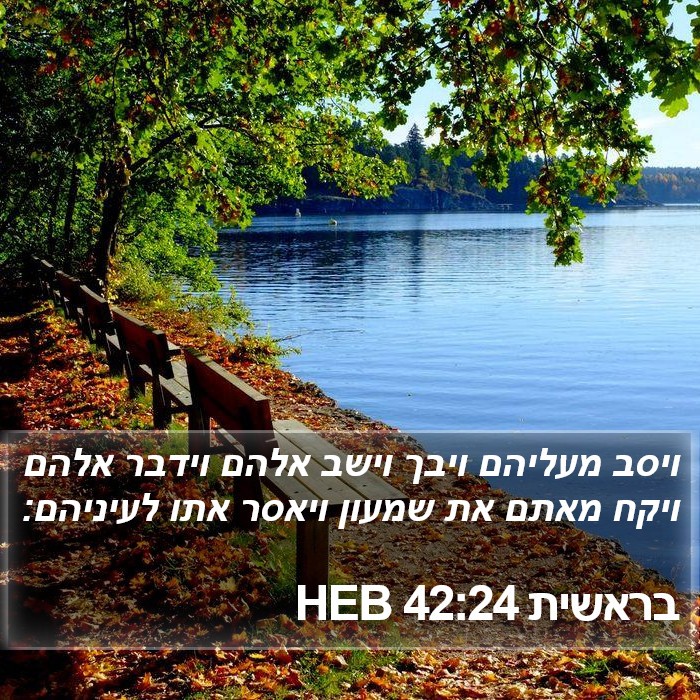 בראשית 42:24 HEB Bible Study