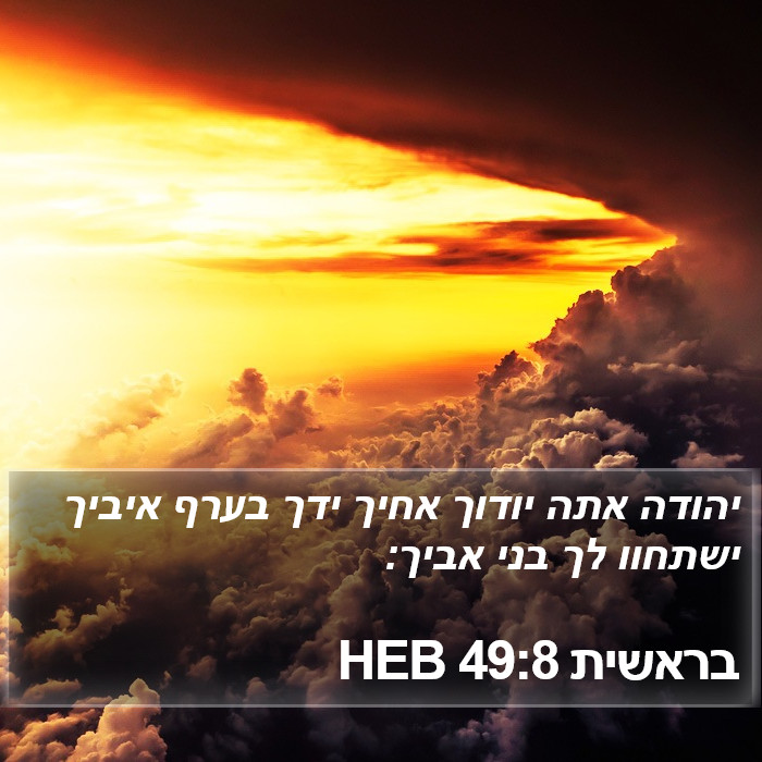 בראשית 49:8 HEB Bible Study