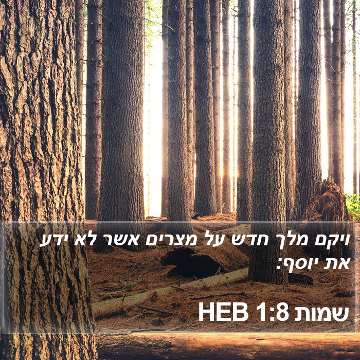 שמות 1:8 HEB Bible Study