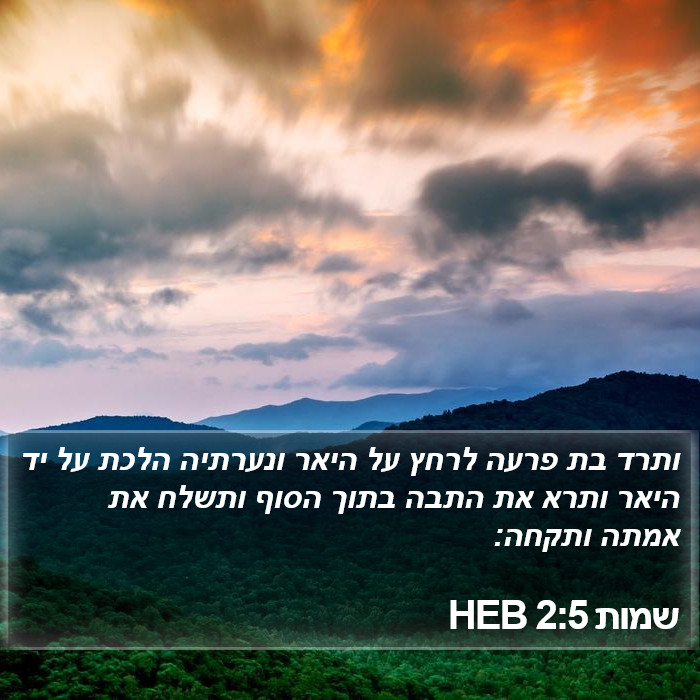 שמות 2:5 HEB Bible Study