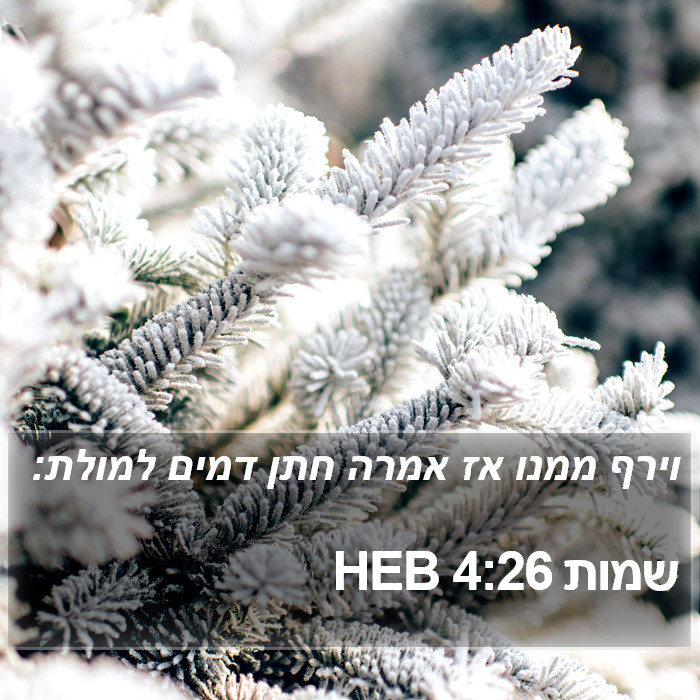 שמות 4:26 HEB Bible Study