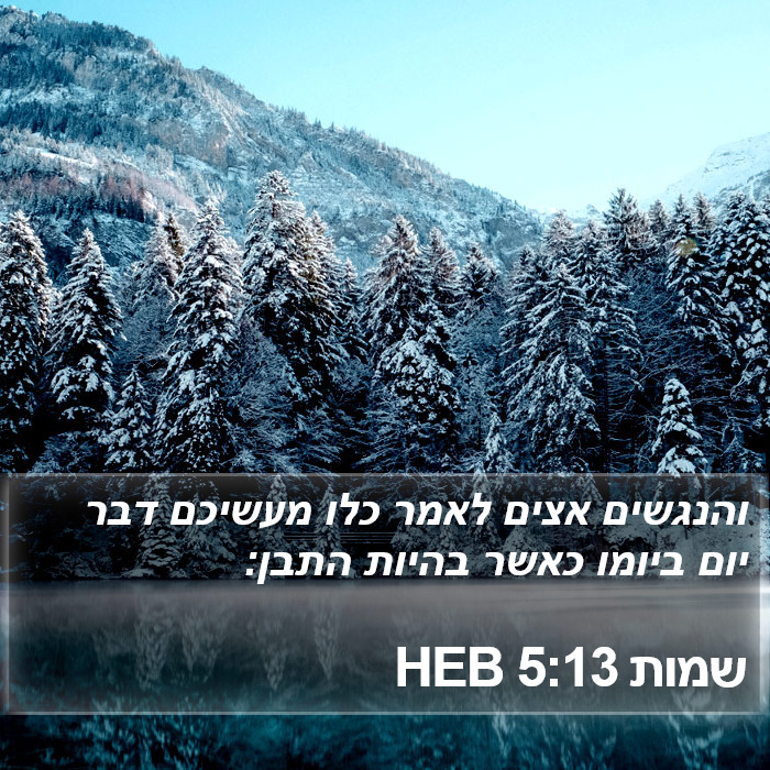 שמות 5:13 HEB Bible Study