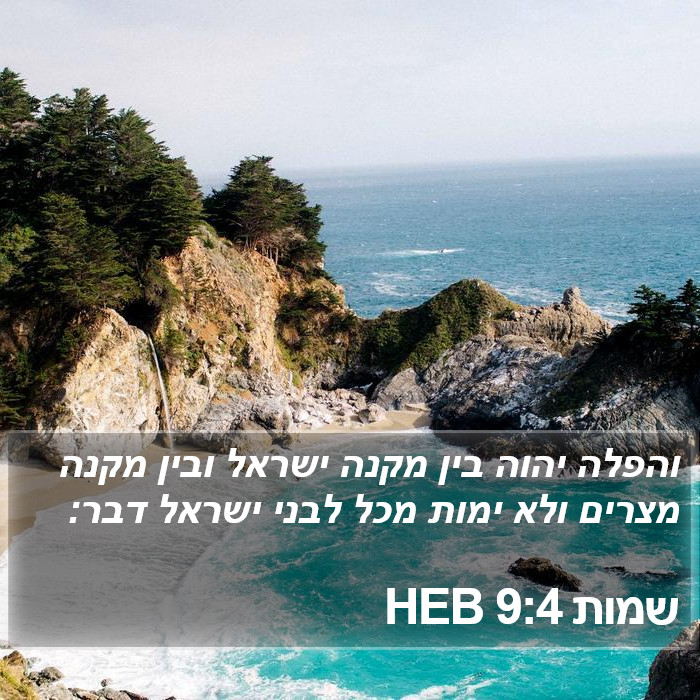 שמות 9:4 HEB Bible Study