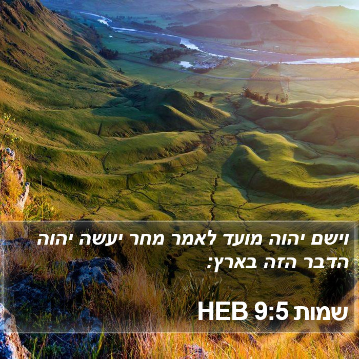 שמות 9:5 HEB Bible Study