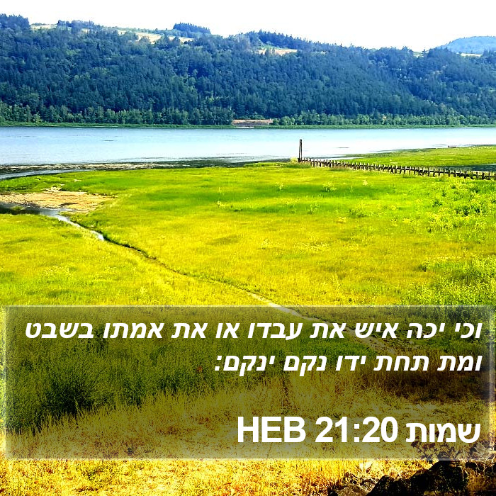 שמות 21:20 HEB Bible Study