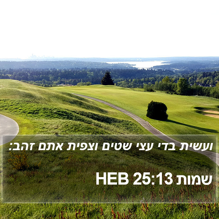 שמות 25:13 HEB Bible Study