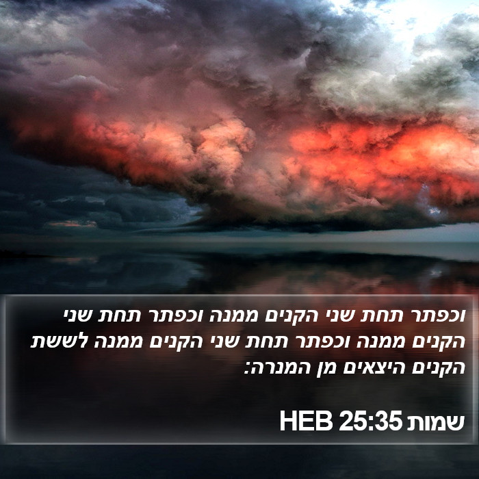 שמות 25:35 HEB Bible Study