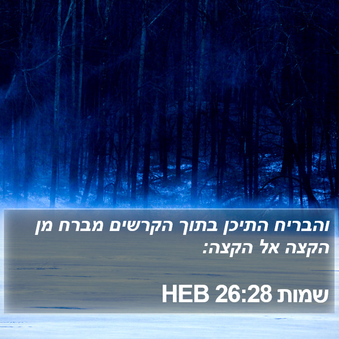 שמות 26:28 HEB Bible Study