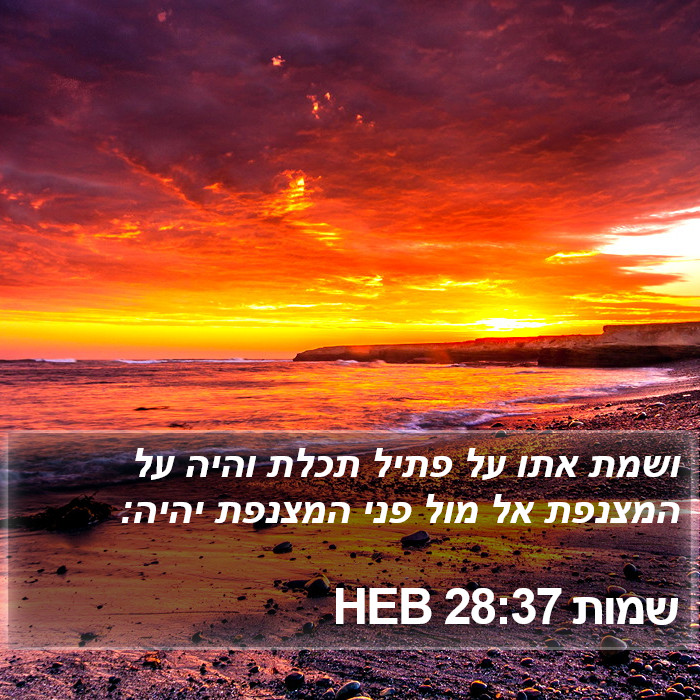 שמות 28:37 HEB Bible Study