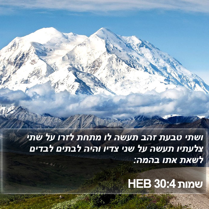 שמות 30:4 HEB Bible Study