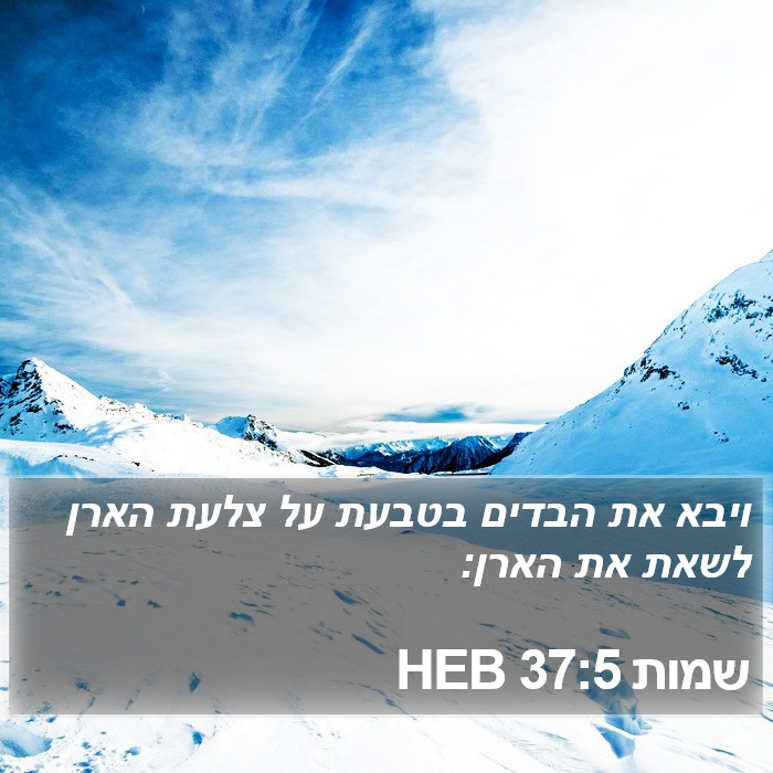 שמות 37:5 HEB Bible Study