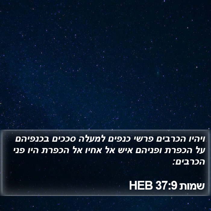 שמות 37:9 HEB Bible Study