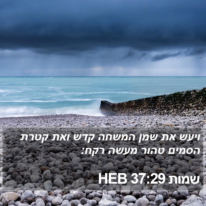 שמות 37:29 HEB Bible Study