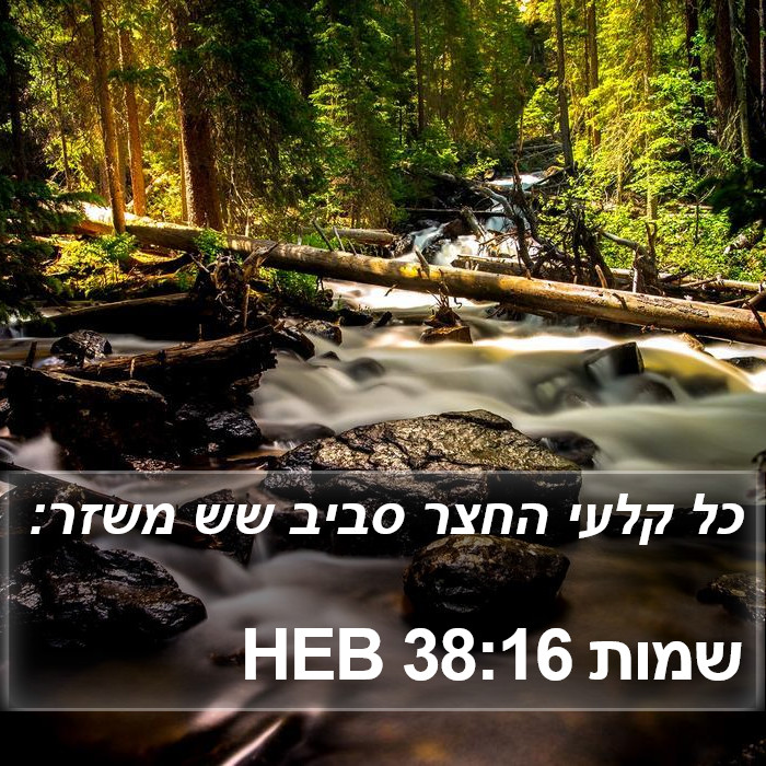 שמות 38:16 HEB Bible Study