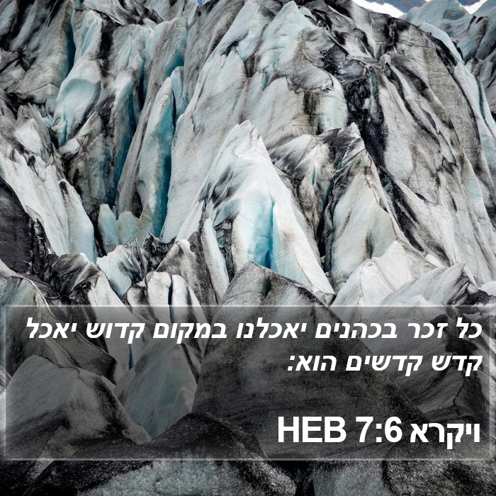 ויקרא 7:6 HEB Bible Study