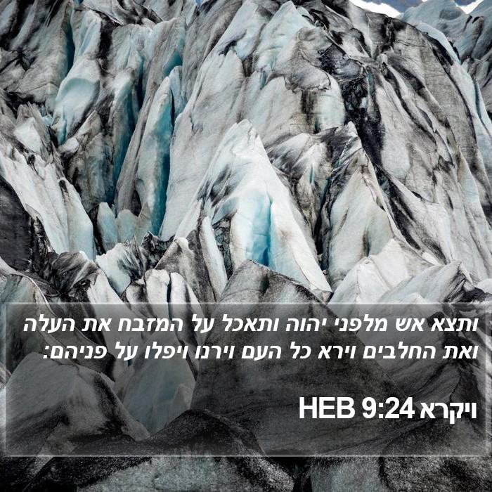 ויקרא 9:24 HEB Bible Study