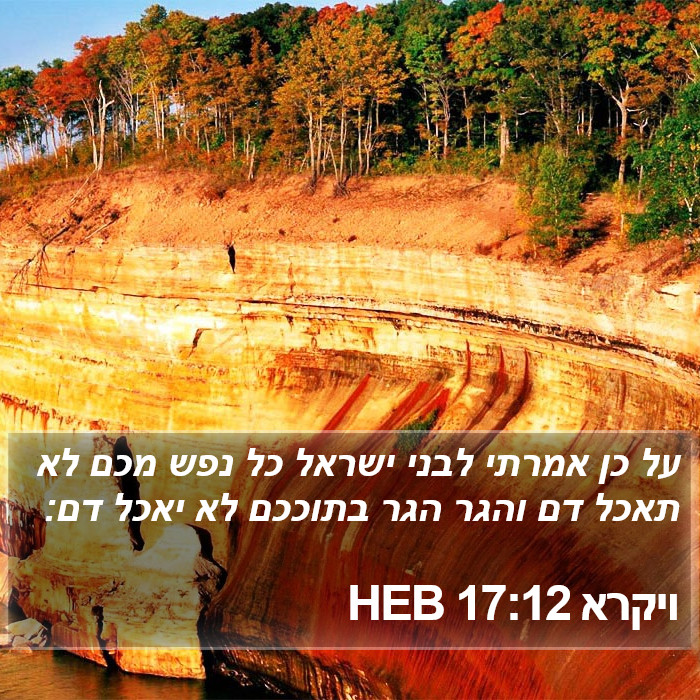 ויקרא 17:12 HEB Bible Study