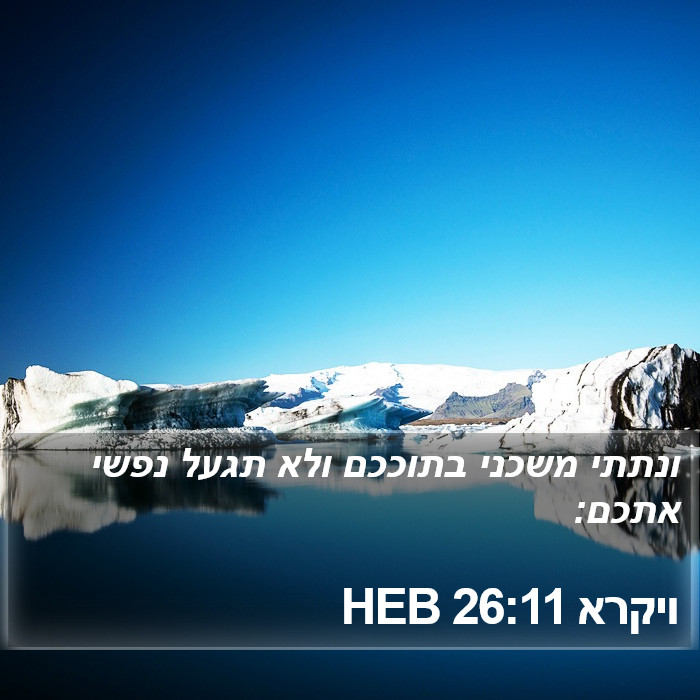 ויקרא 26:11 HEB Bible Study