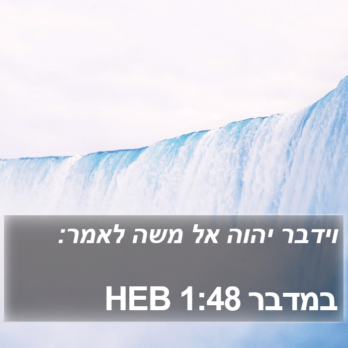 במדבר 1:48 HEB Bible Study