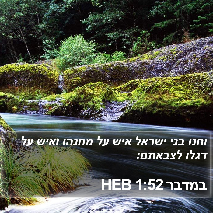 במדבר 1:52 HEB Bible Study