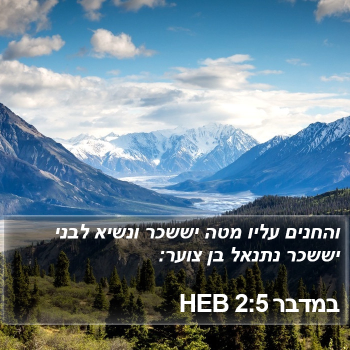 במדבר 2:5 HEB Bible Study