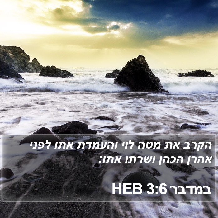 במדבר 3:6 HEB Bible Study