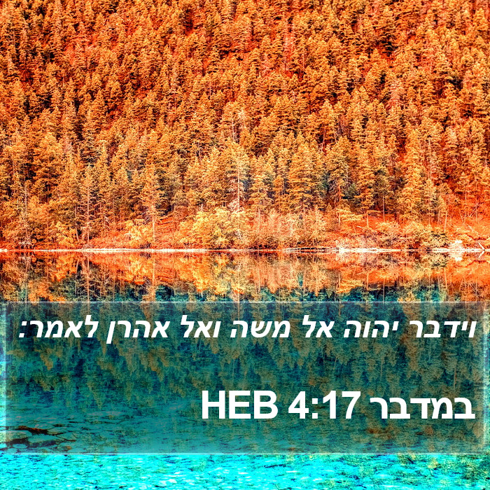 במדבר 4:17 HEB Bible Study