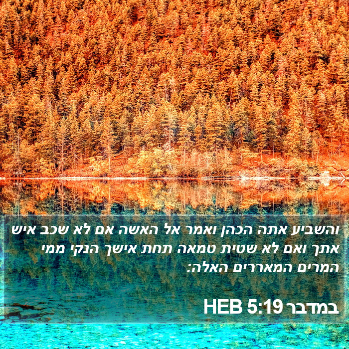 במדבר 5:19 HEB Bible Study