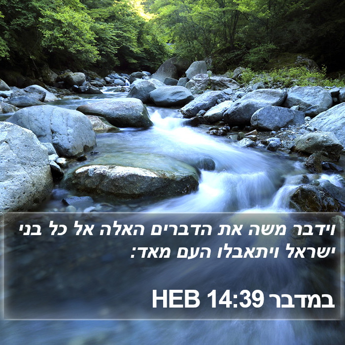 במדבר 14:39 HEB Bible Study