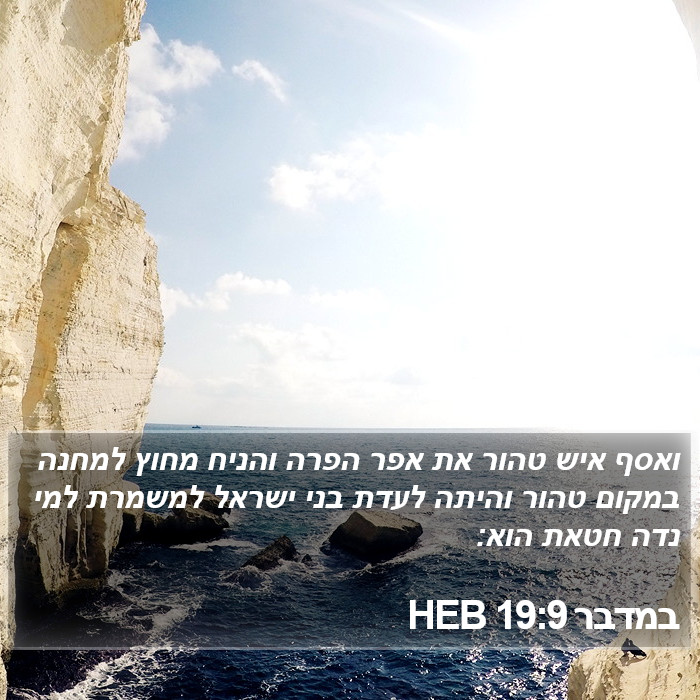 במדבר 19:9 HEB Bible Study