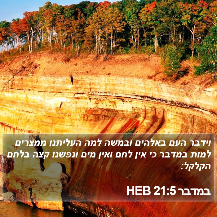 במדבר 21:5 HEB Bible Study