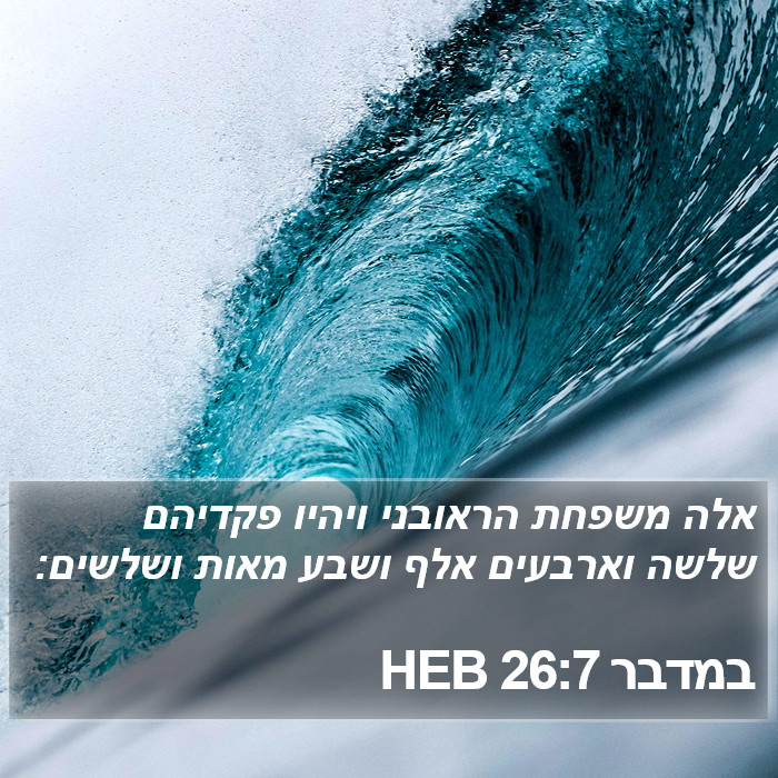 במדבר 26:7 HEB Bible Study