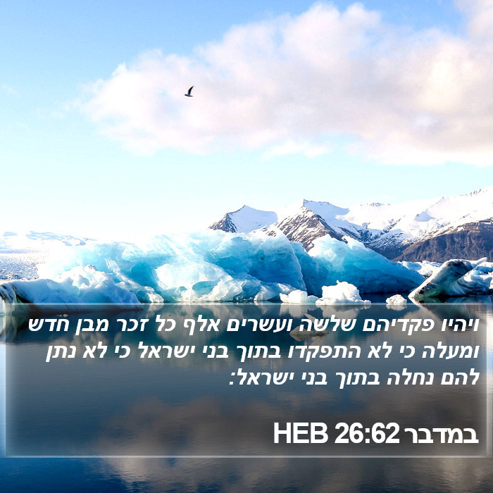 במדבר 26:62 HEB Bible Study