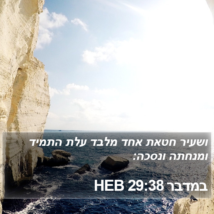 במדבר 29:38 HEB Bible Study