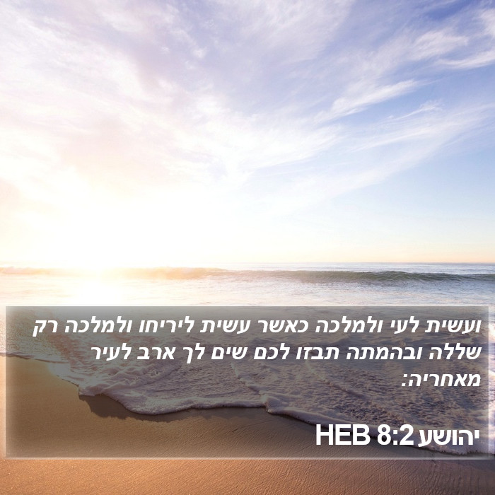 יהושע 8:2 HEB Bible Study