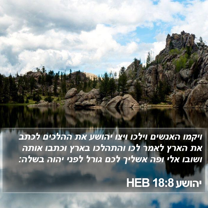 יהושע 18:8 HEB Bible Study