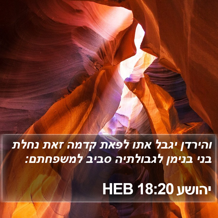 יהושע 18:20 HEB Bible Study