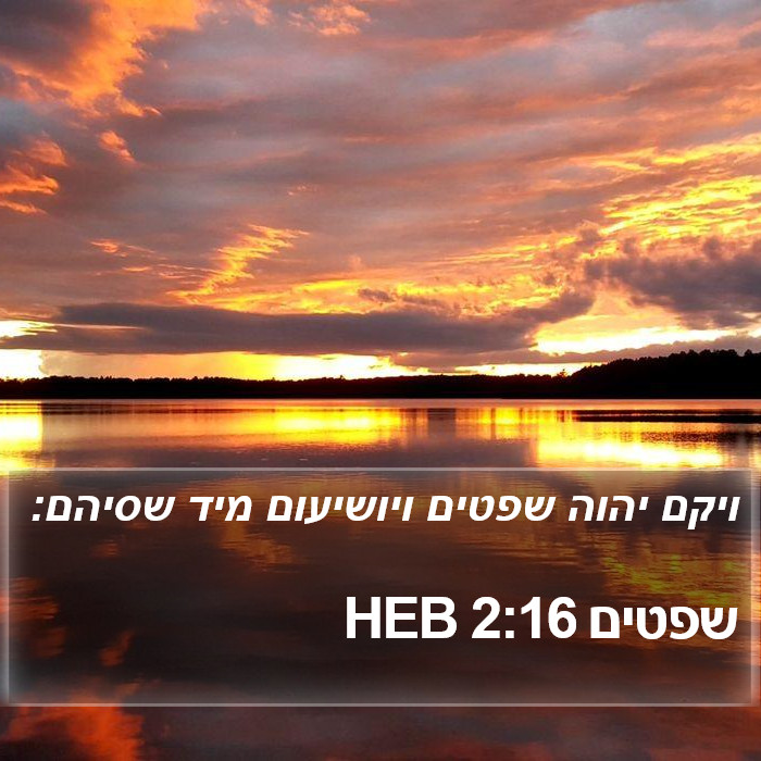 שפטים 2:16 HEB Bible Study