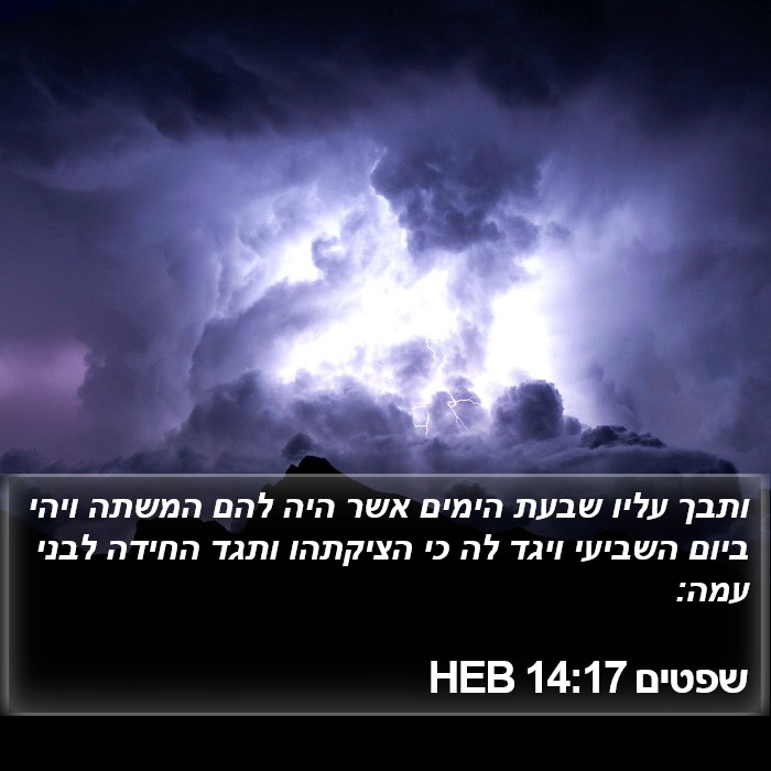 שפטים 14:17 HEB Bible Study