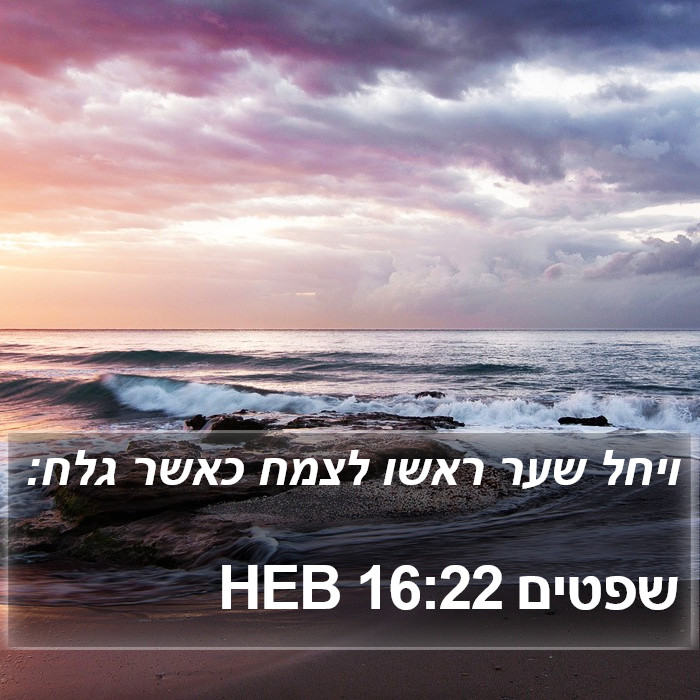 שפטים 16:22 HEB Bible Study