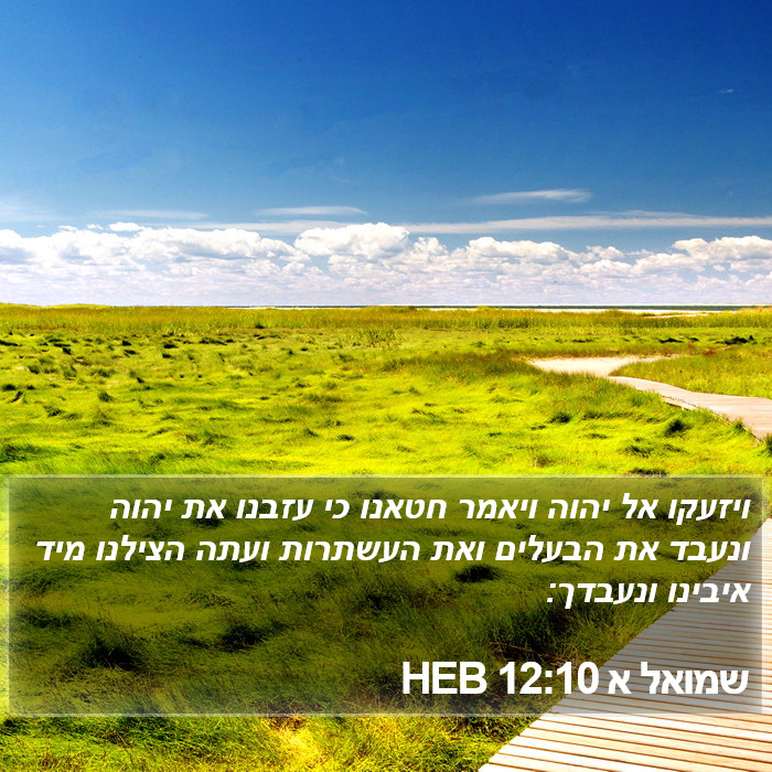 שמואל א 12:10 HEB Bible Study