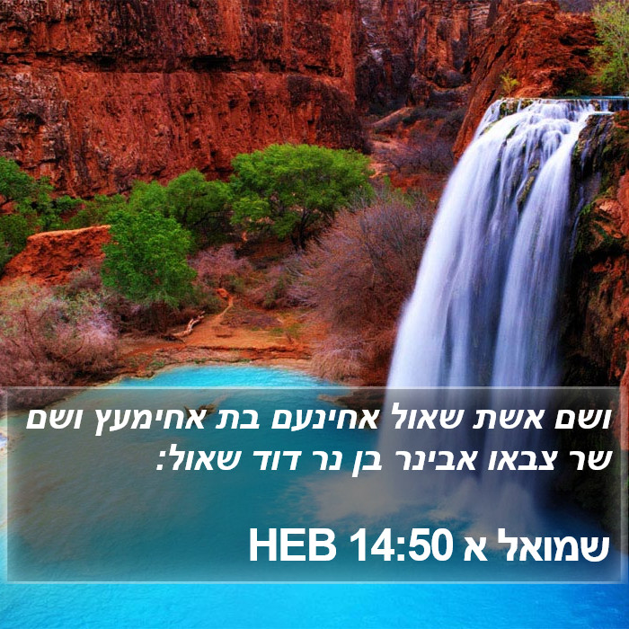 שמואל א 14:50 HEB Bible Study